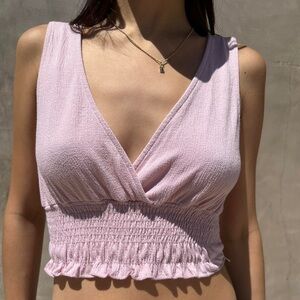 Urban Outfitters Pink Crop Top